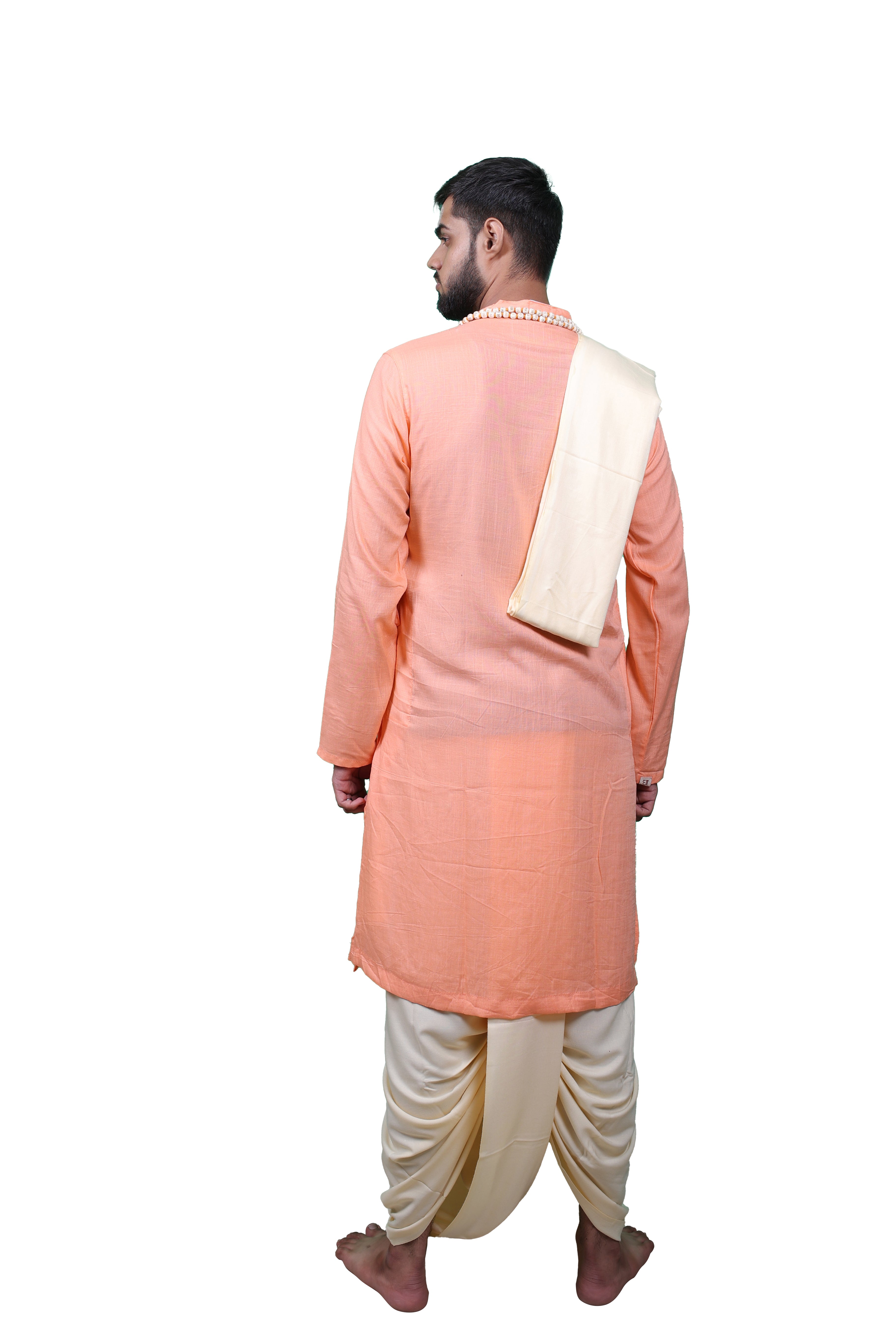 Heritage Bhagalpuri Bagalbandhi Saffron
