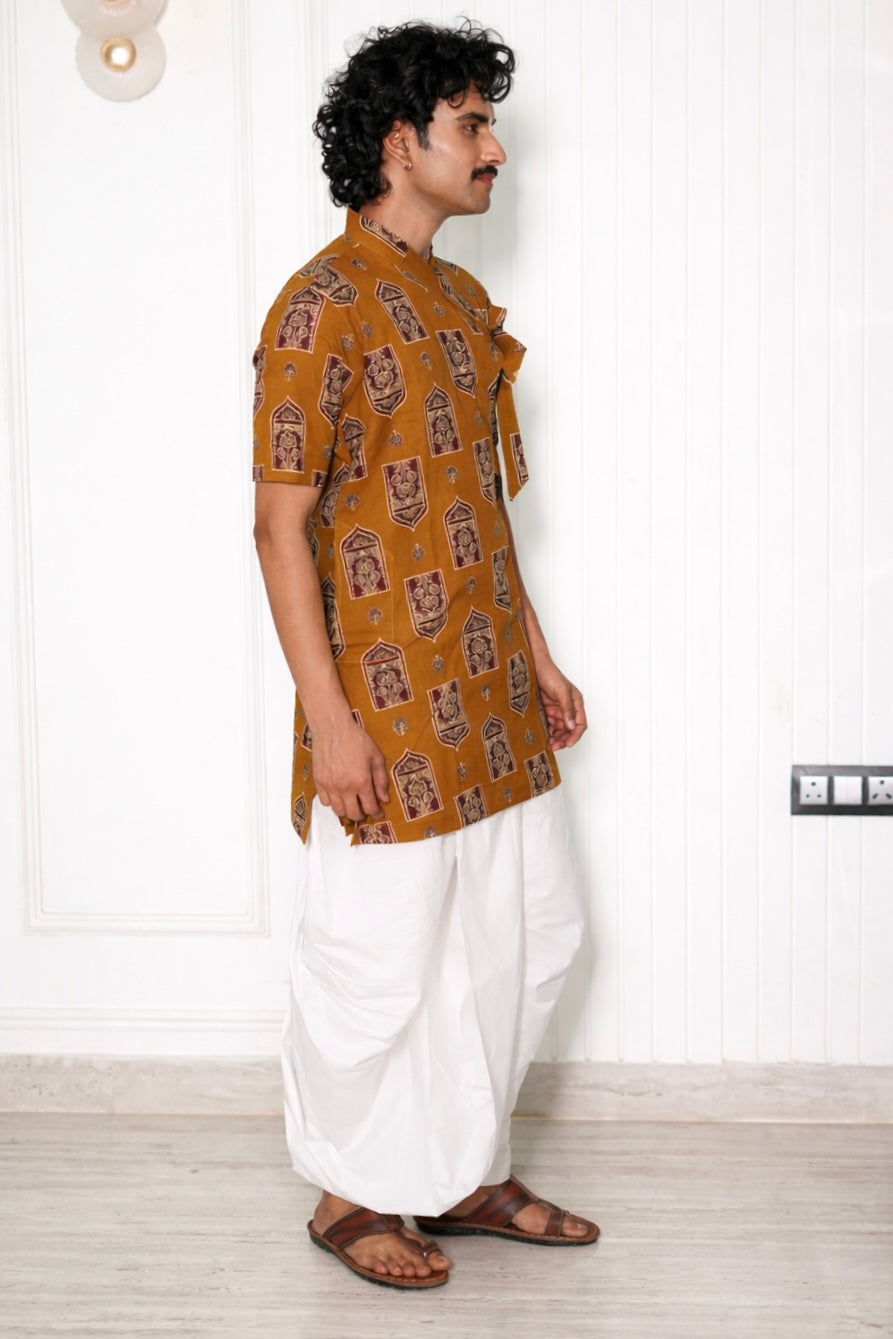 Kutumb Rajsi Raas-  Men's Bagalbandi And Dhoti Set