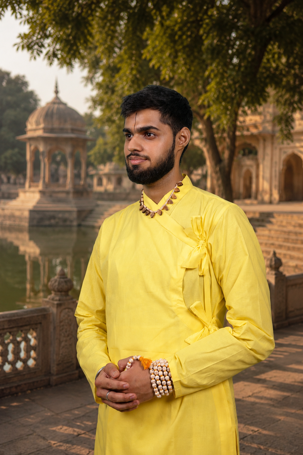Classic Cotton Bagalbandhi Lemon