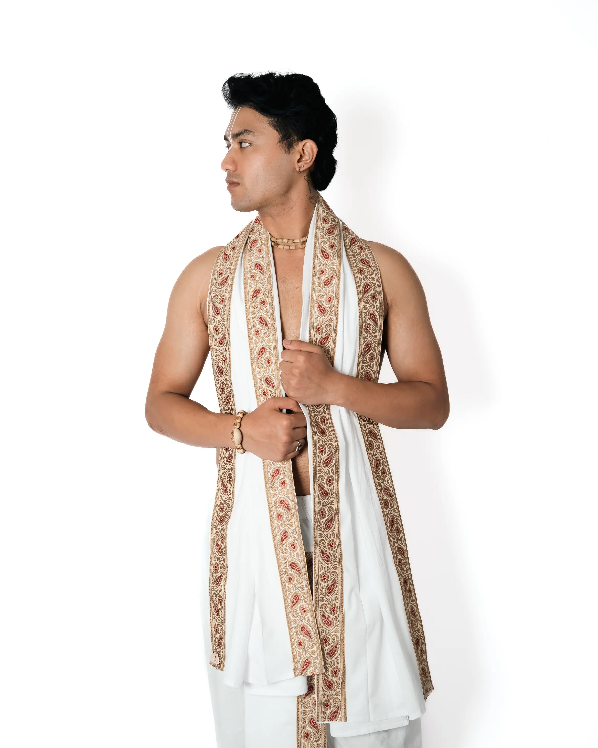 Kairav readymade dhoti and dupatta