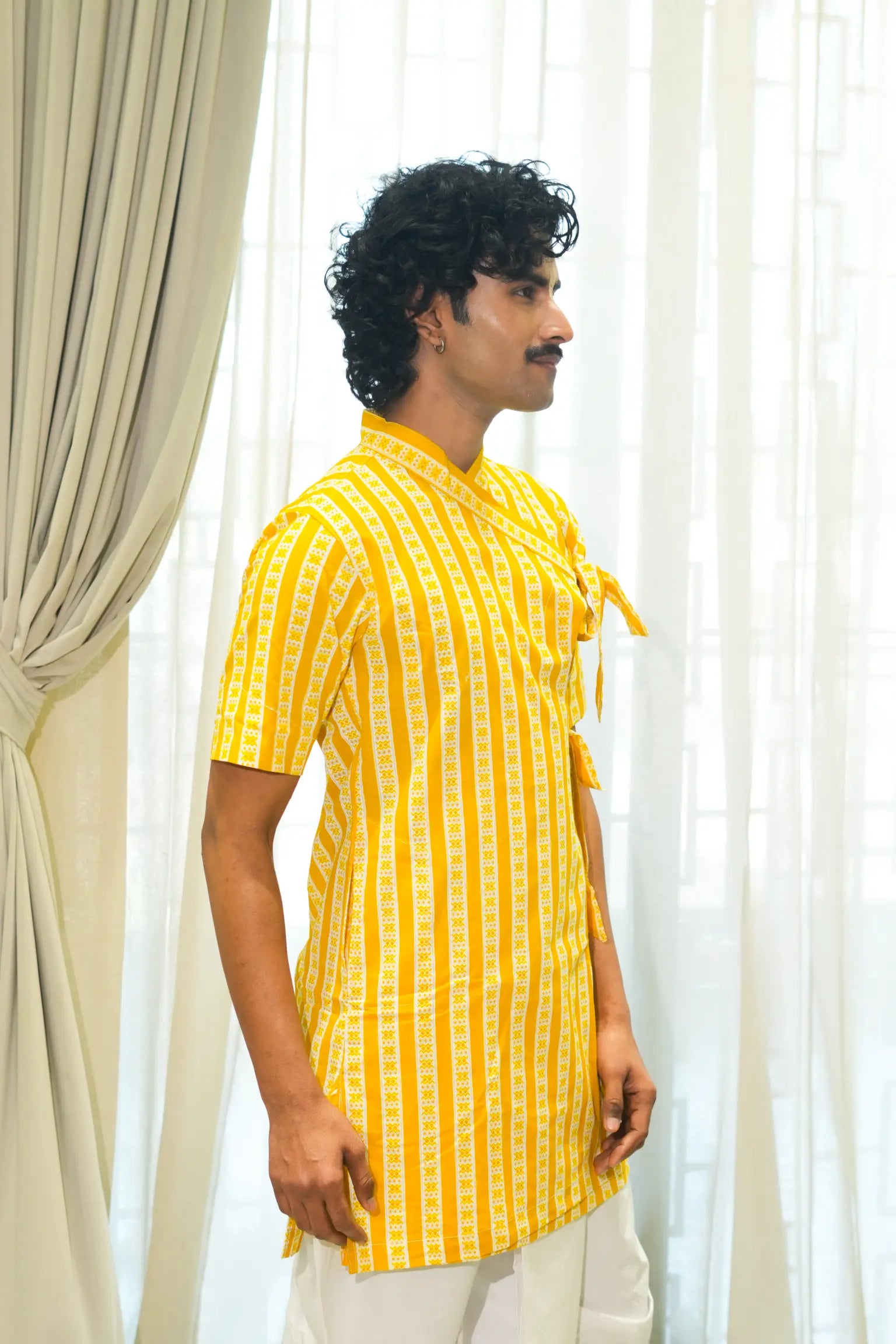 Kutumb Peetambara- Mens Bagalbandi And Dhoti Set