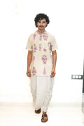 Kutumb Phool Raas- Mens Kurta and Dhoti Set