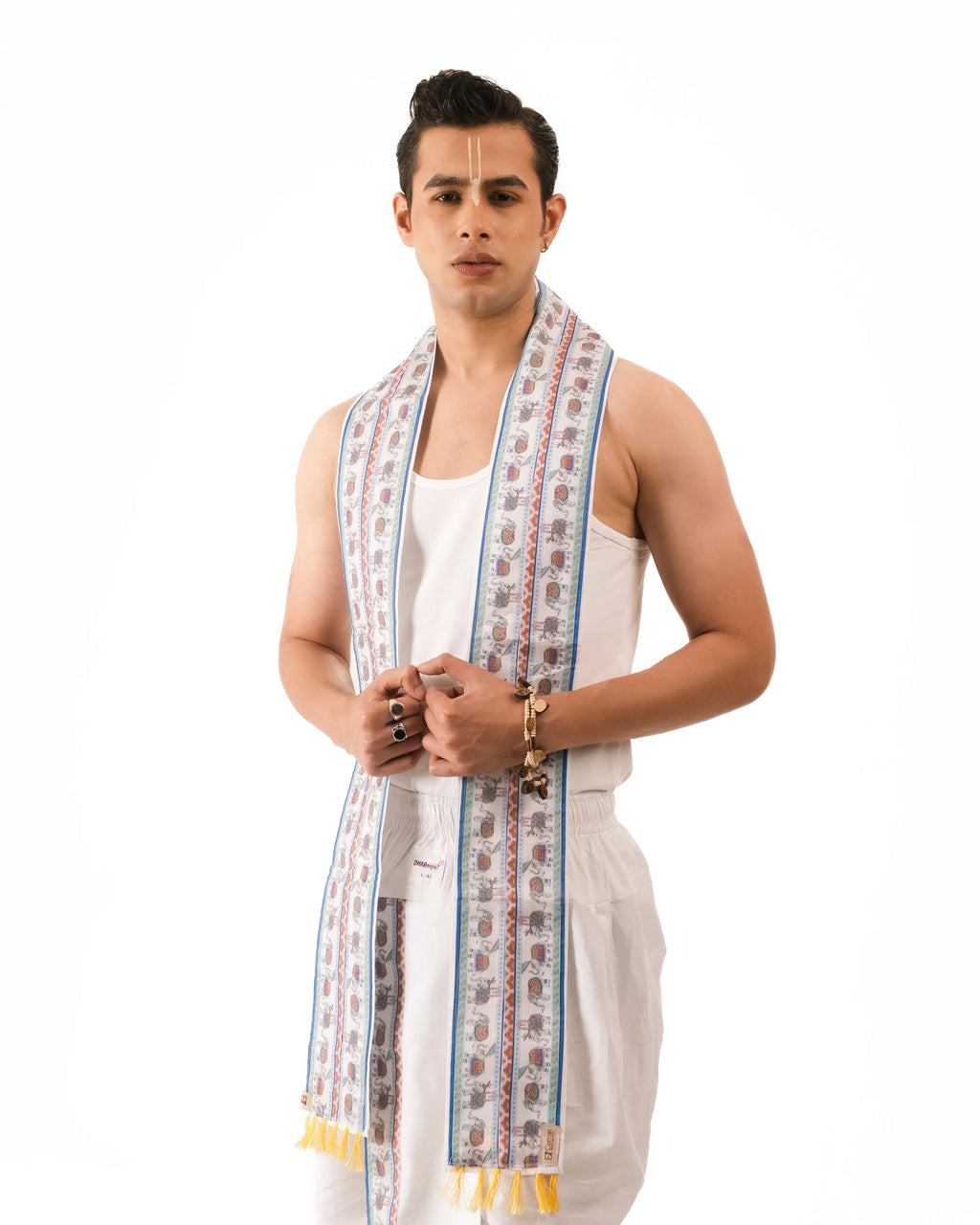 Gajanka Set- Readymade dhoti and dupatta