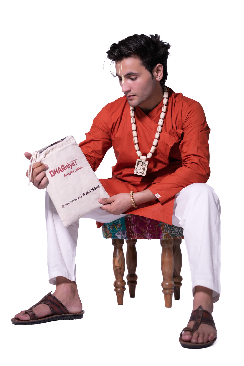 Classic Cotton Bagalbandhi Red-Ochre