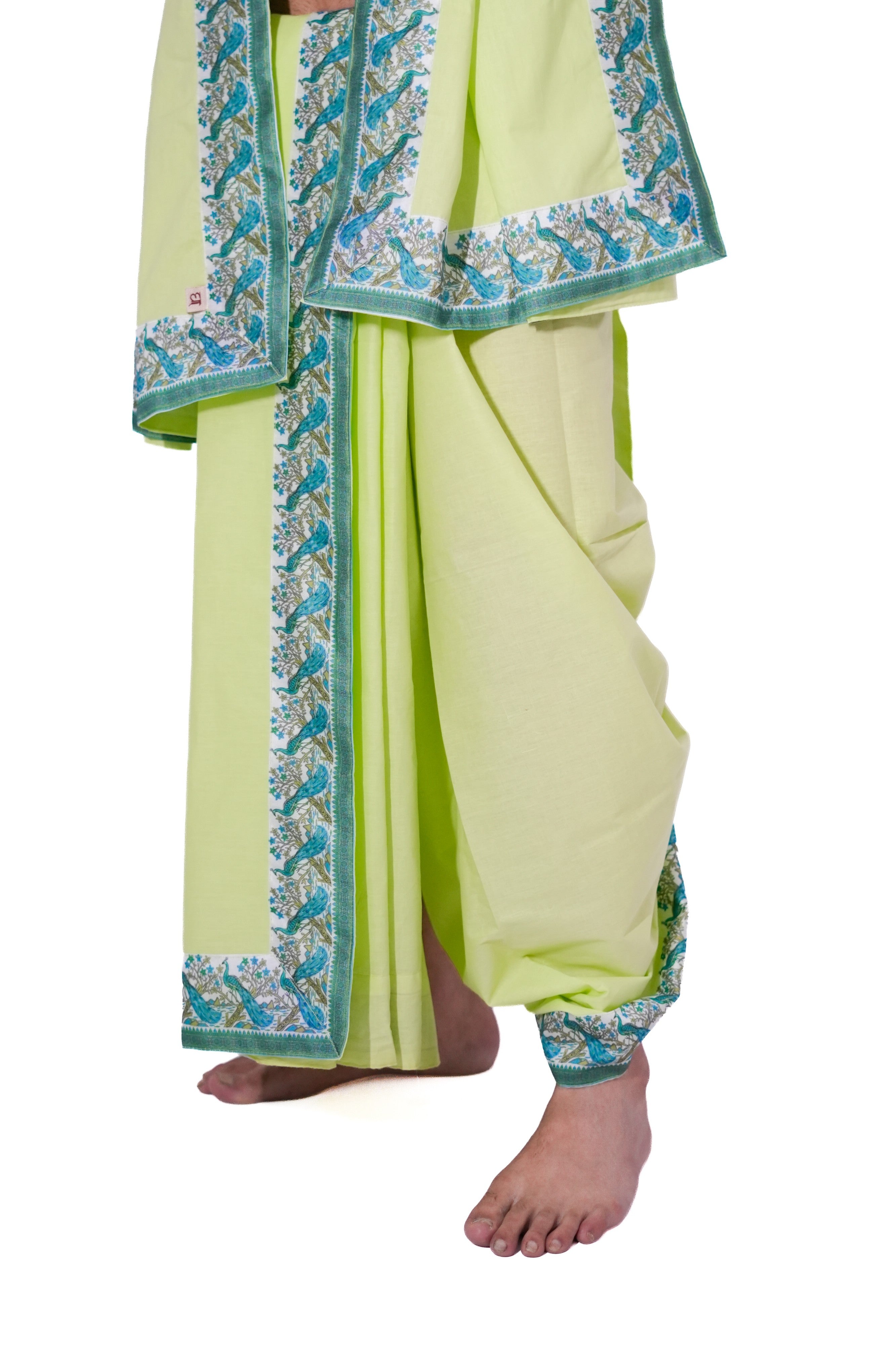 Dhoti and dupatta set - Neer Green