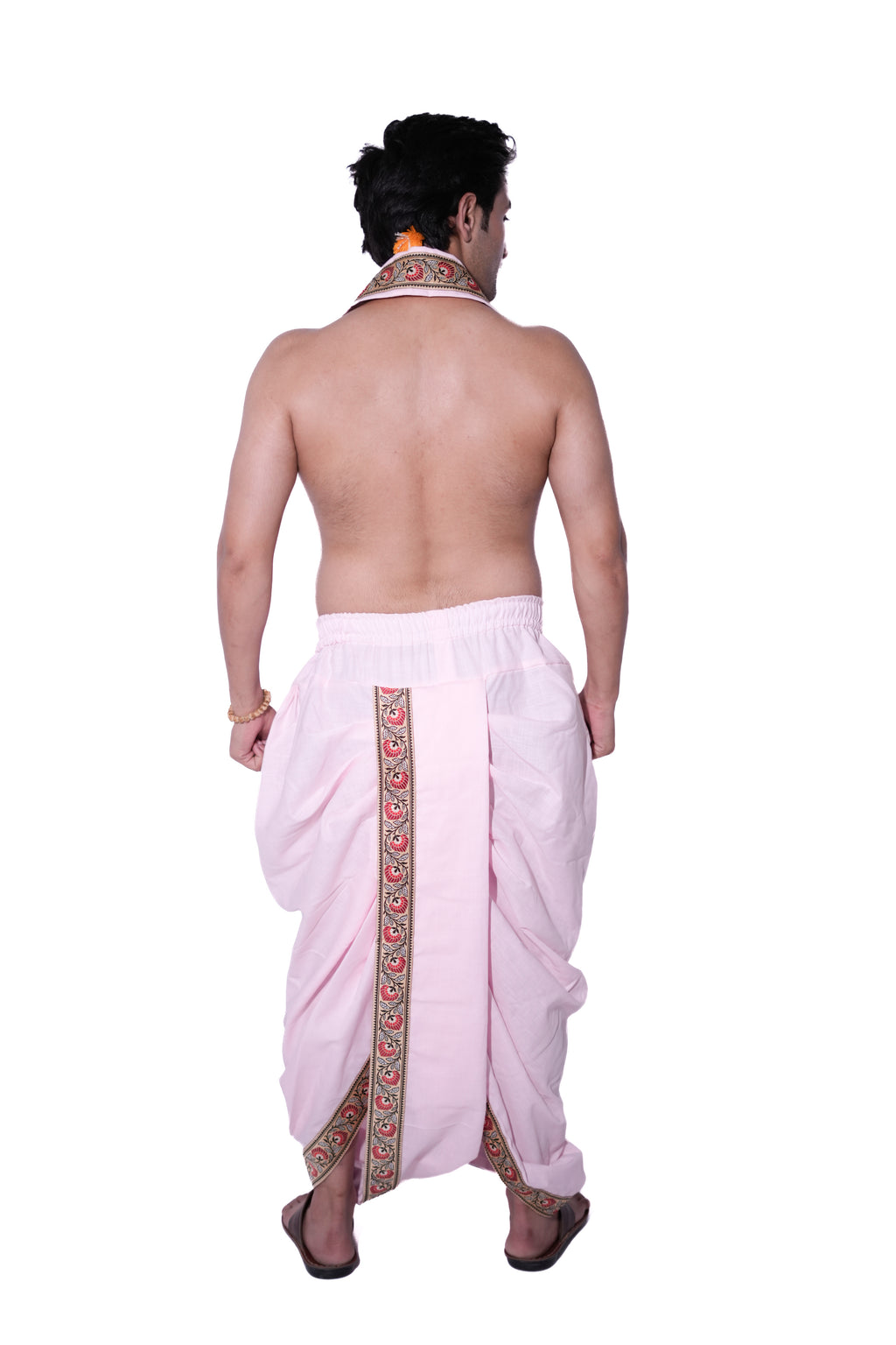 Dhoti and dupatta set - Anurag pink