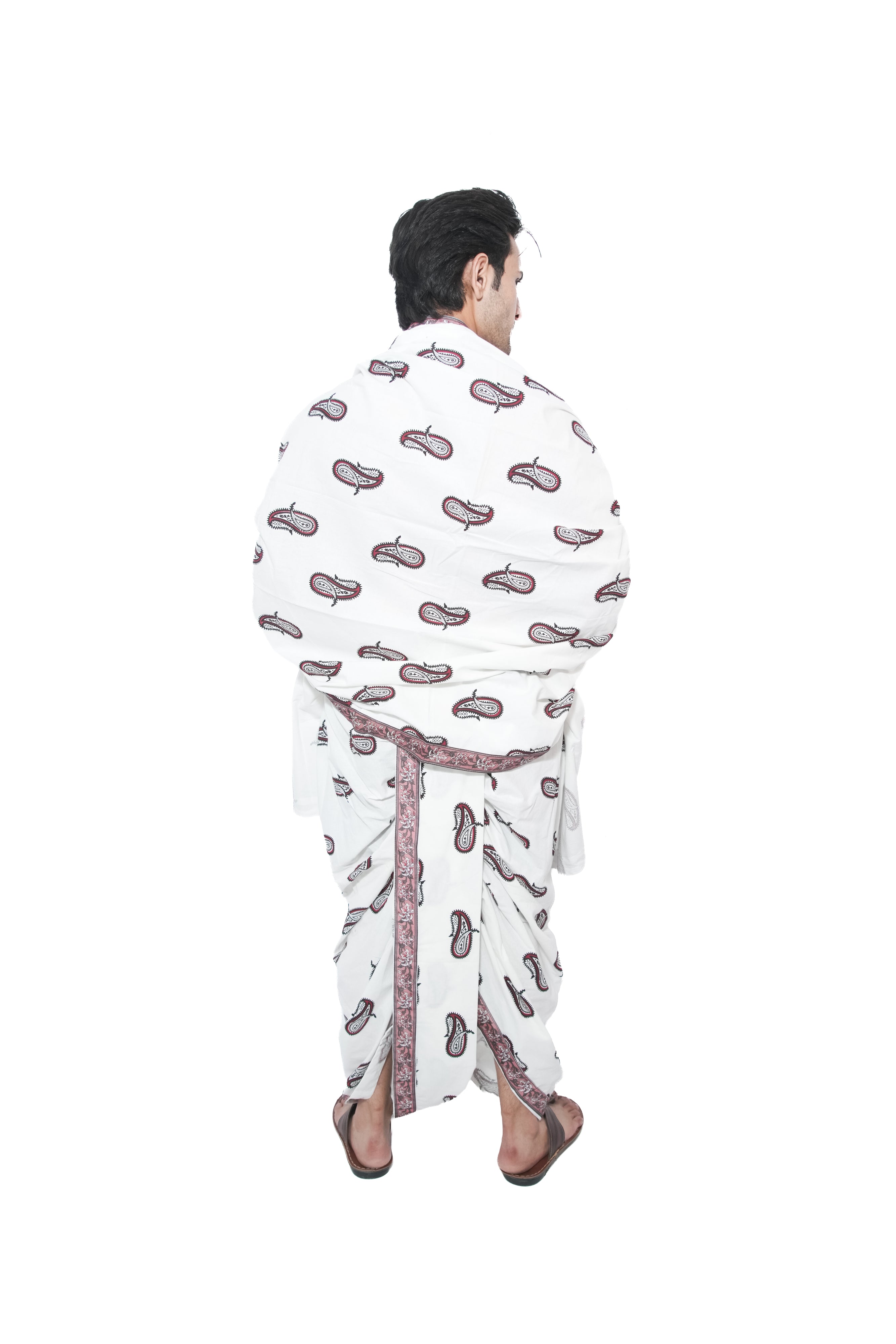 Arya Dhoti and dupatta set - Off white