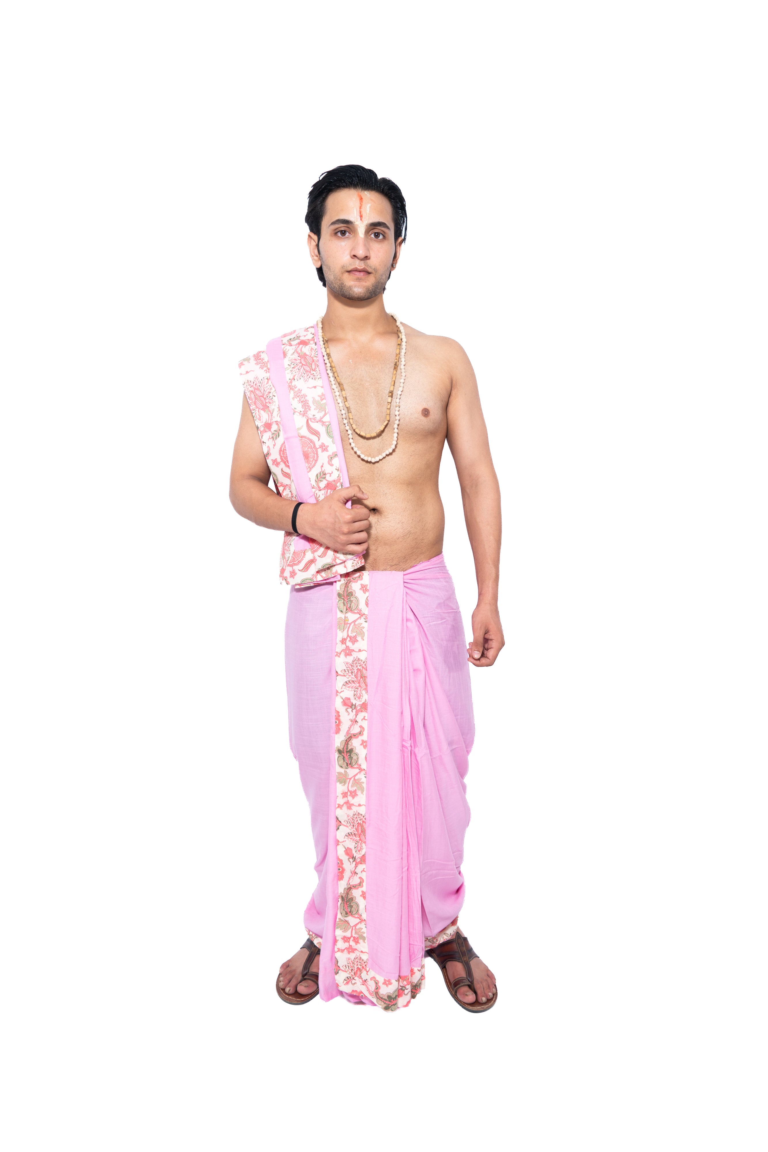 Kishori Dhoti and dupatta set - Pink