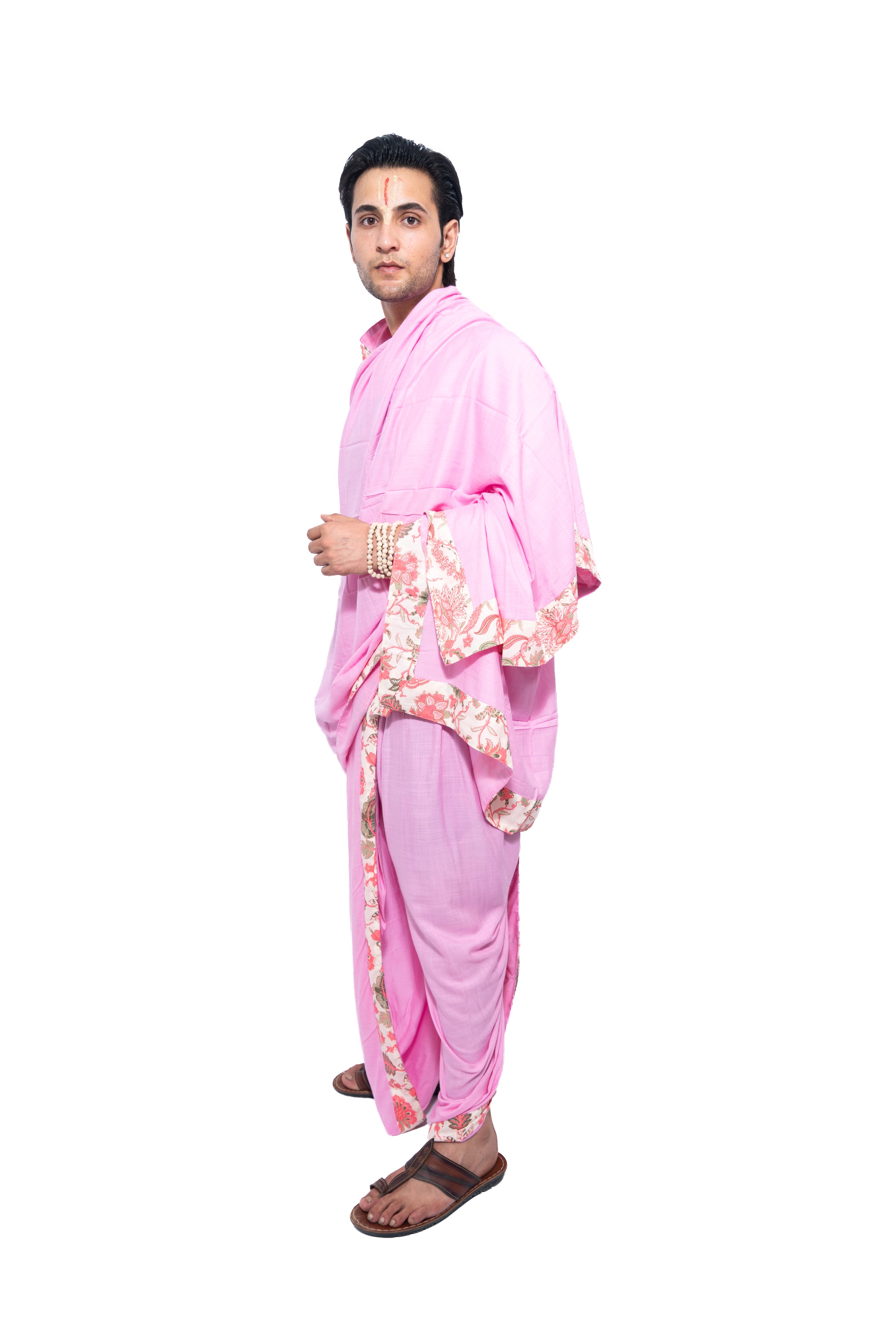 Kishori Dhoti and dupatta set - Pink
