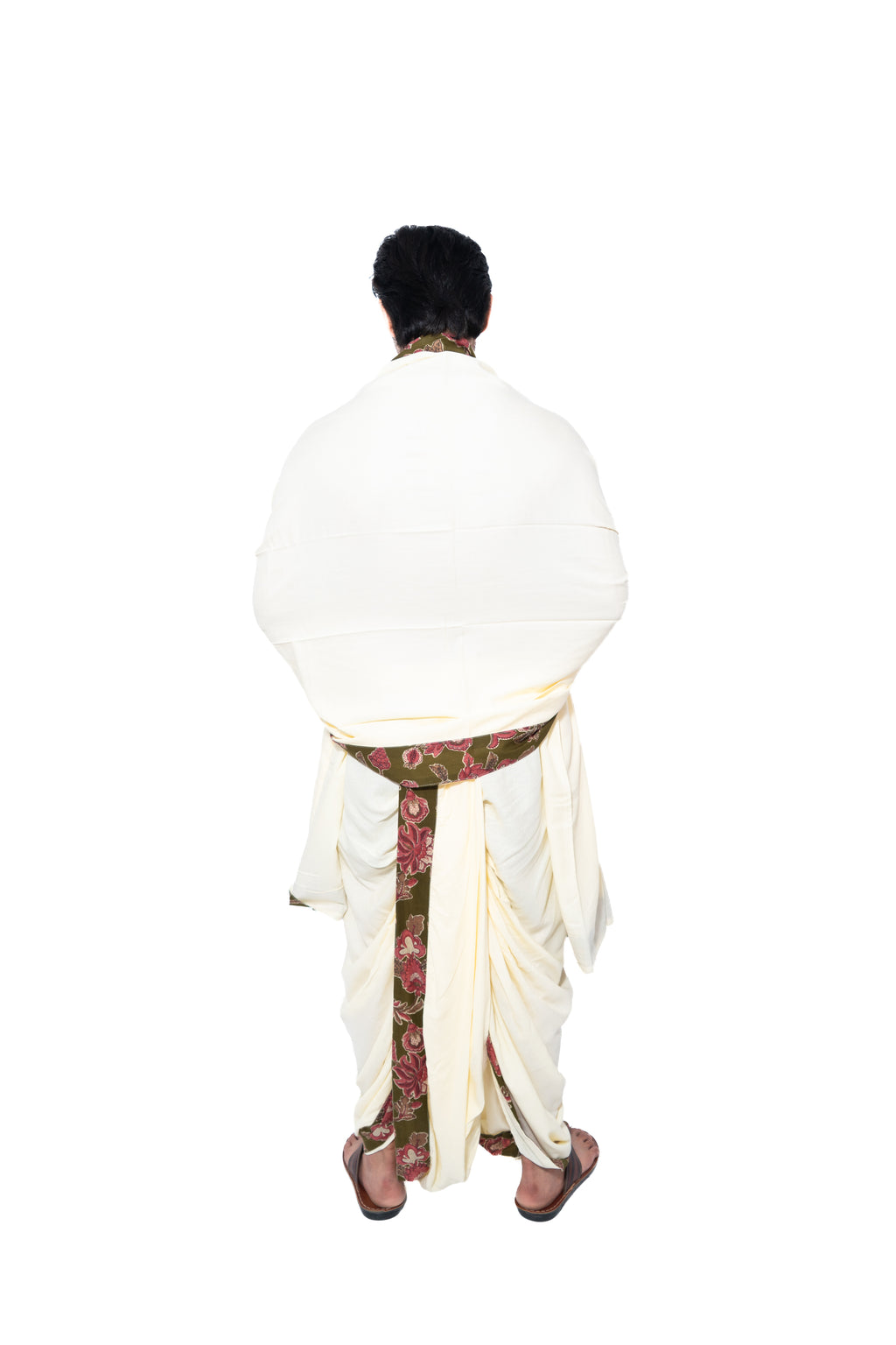 Gul Dhoti and dupatta set - Cream