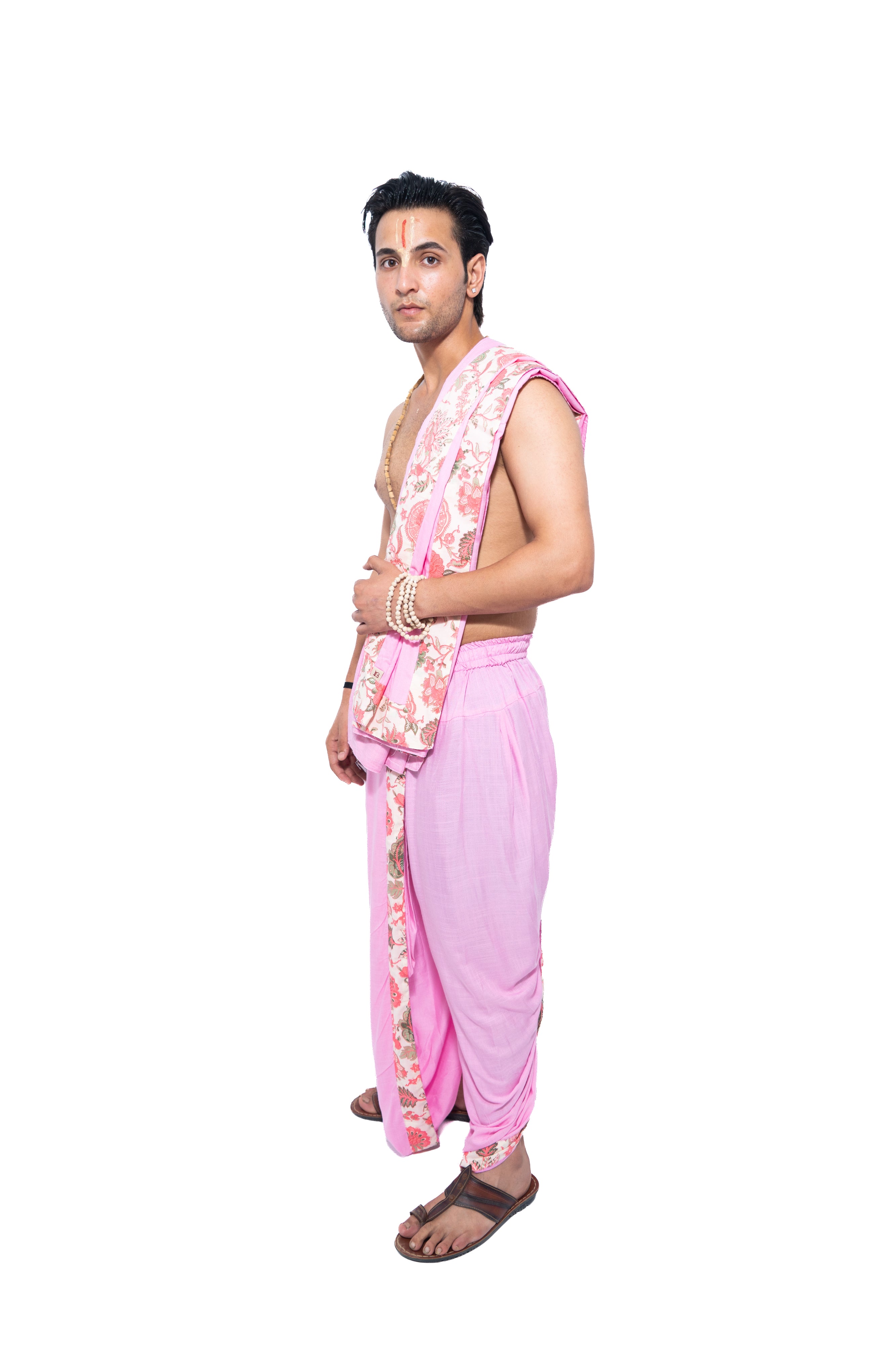 Kishori Bagalabandhi and Dhoti Set- Pink