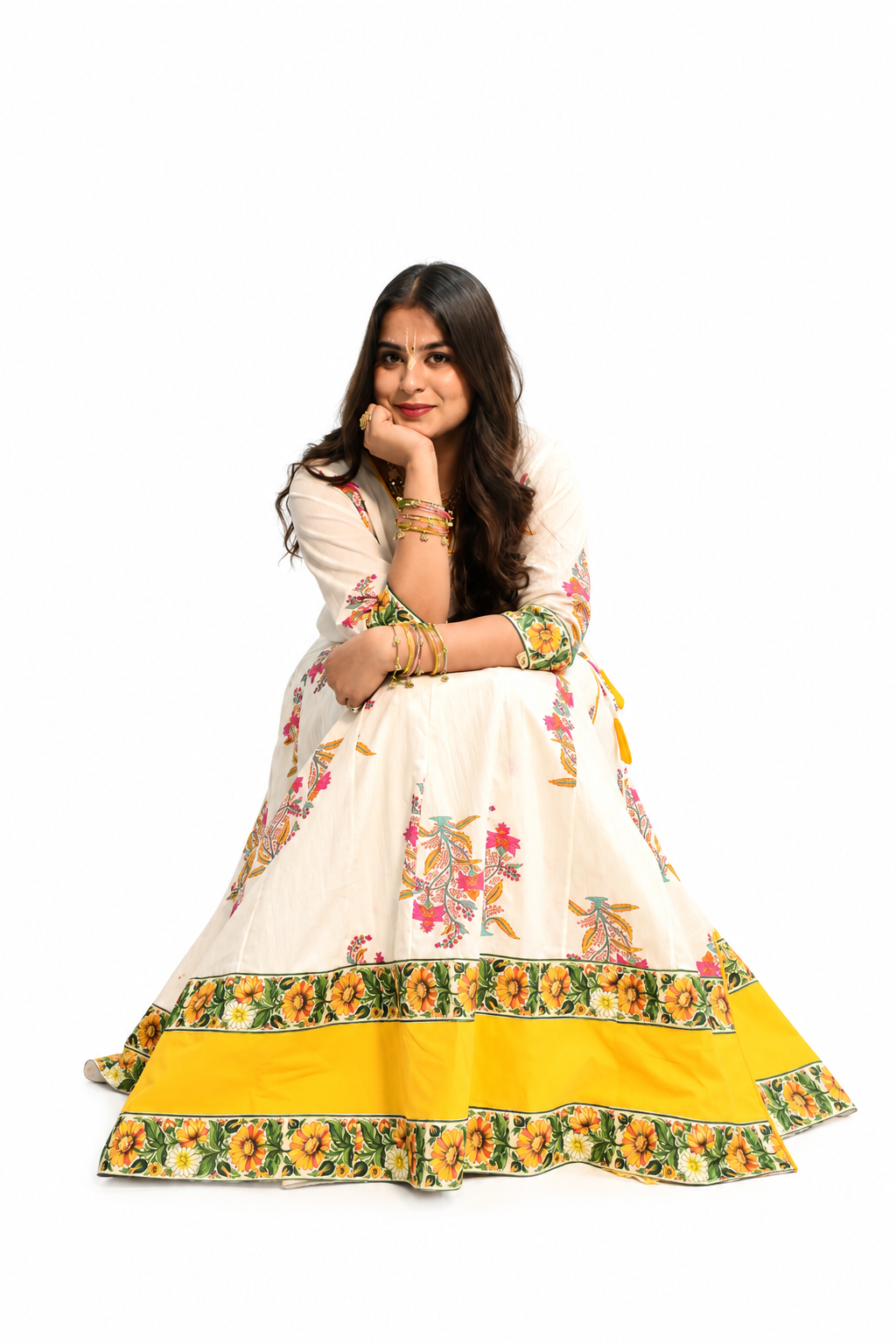 full sleeve anarkali kurti - VRINDA