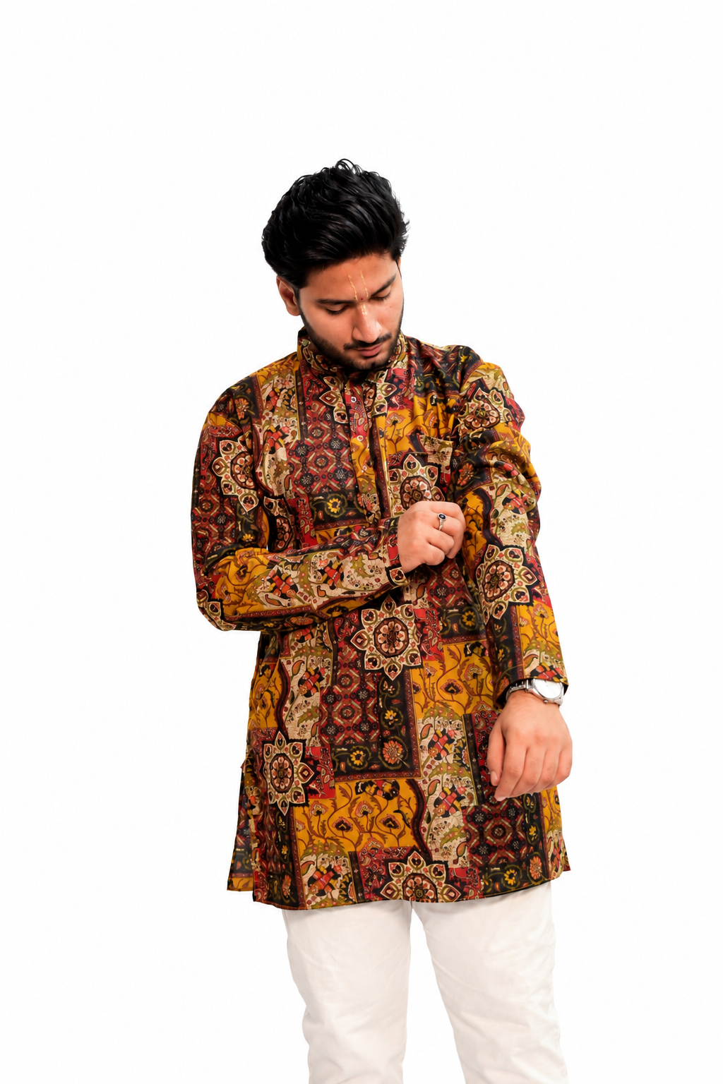 Full Sleeve Long Kurta - Siddhant
