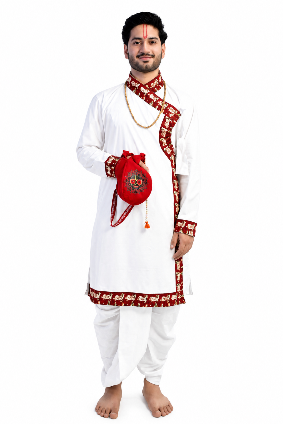 Bagalbandi With Dhoti & Dupatta