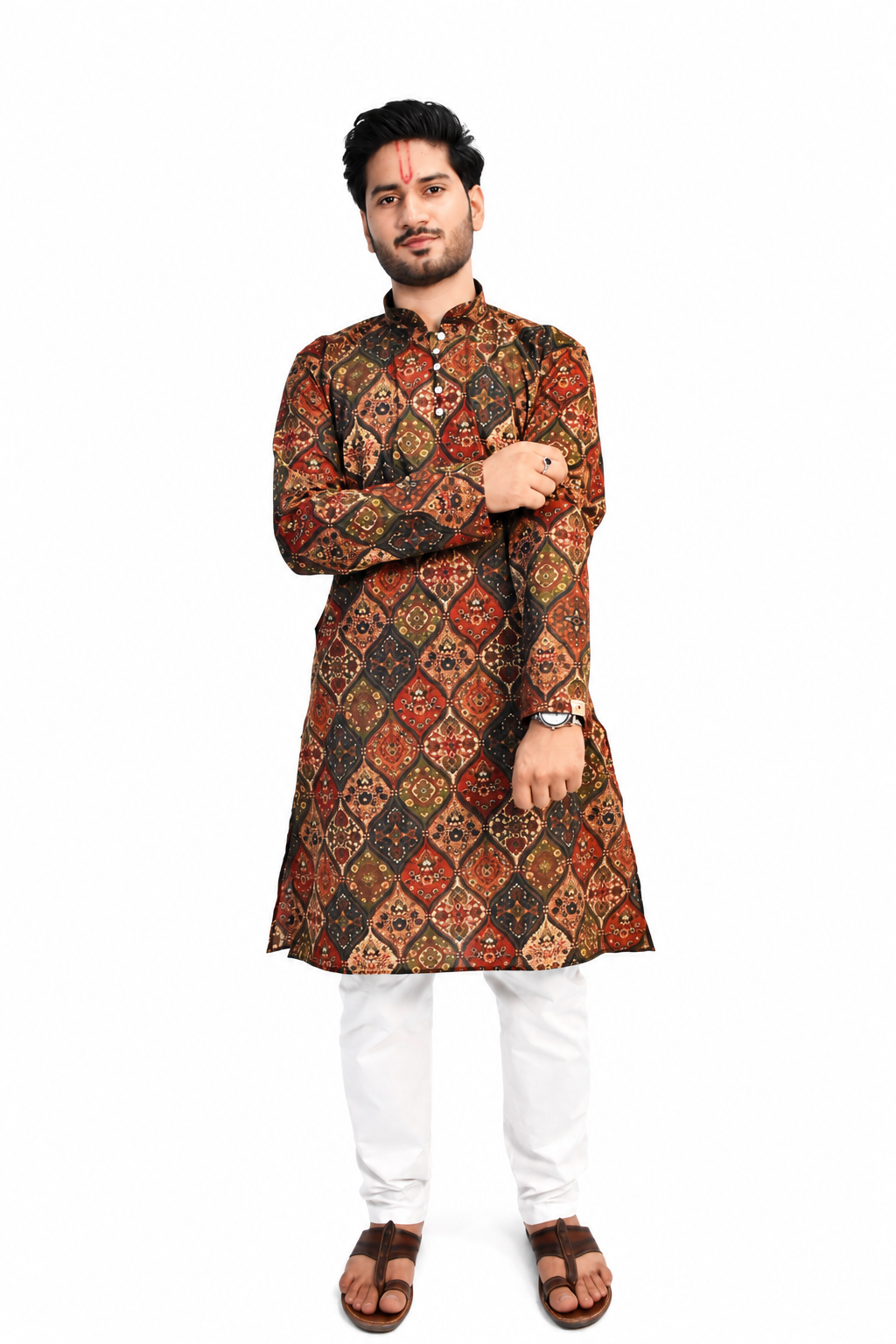 Full Sleeve Long Kurta - Shubharambh