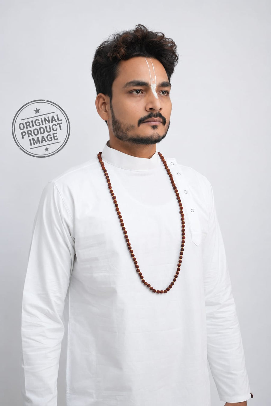 White Cotton Kurta Side Design