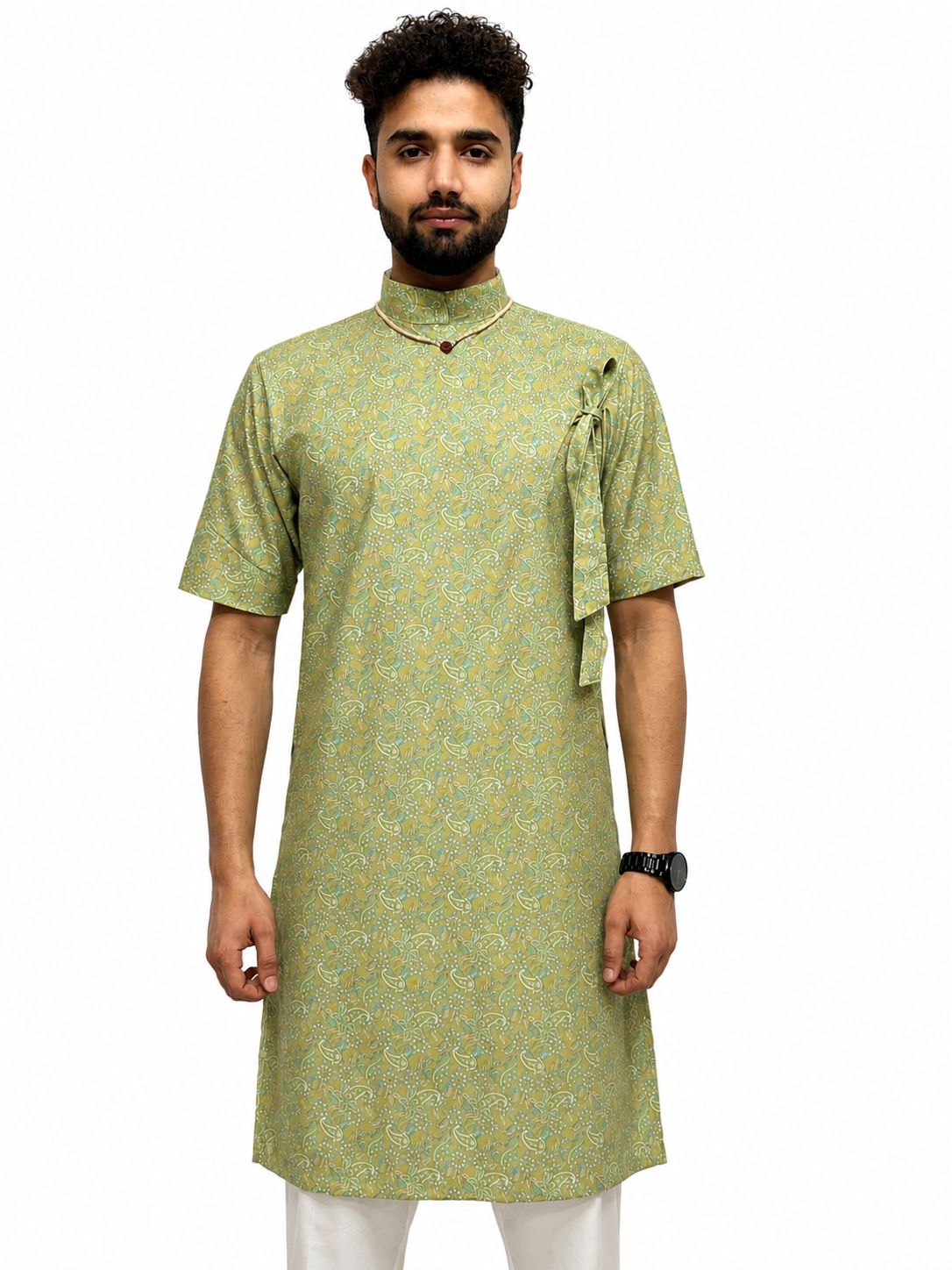 Half Sleeve Collar Printed Bagalbandhi