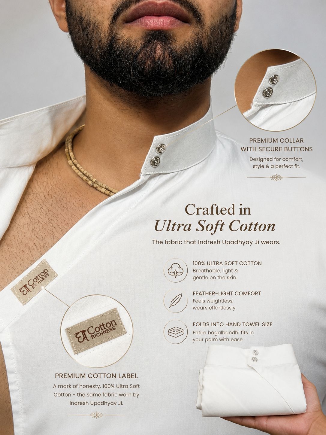 Half Sleeve collar Bagalbandi