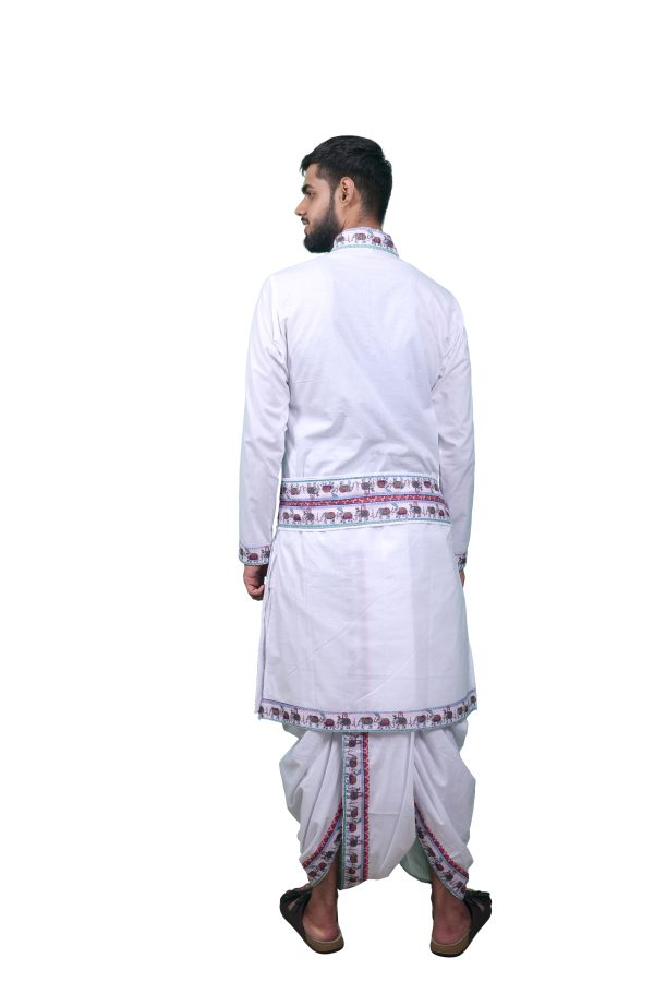 Traditional Bagalbandhi Dhoti Set - Image 6