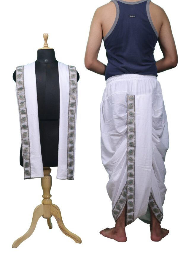 White-Mor Pankh (Bhagalpuri) - Image 4