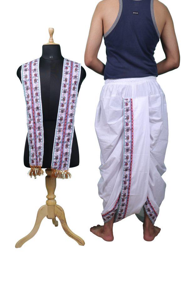 Traditional Bagalbandhi Dhoti Set - Image 8