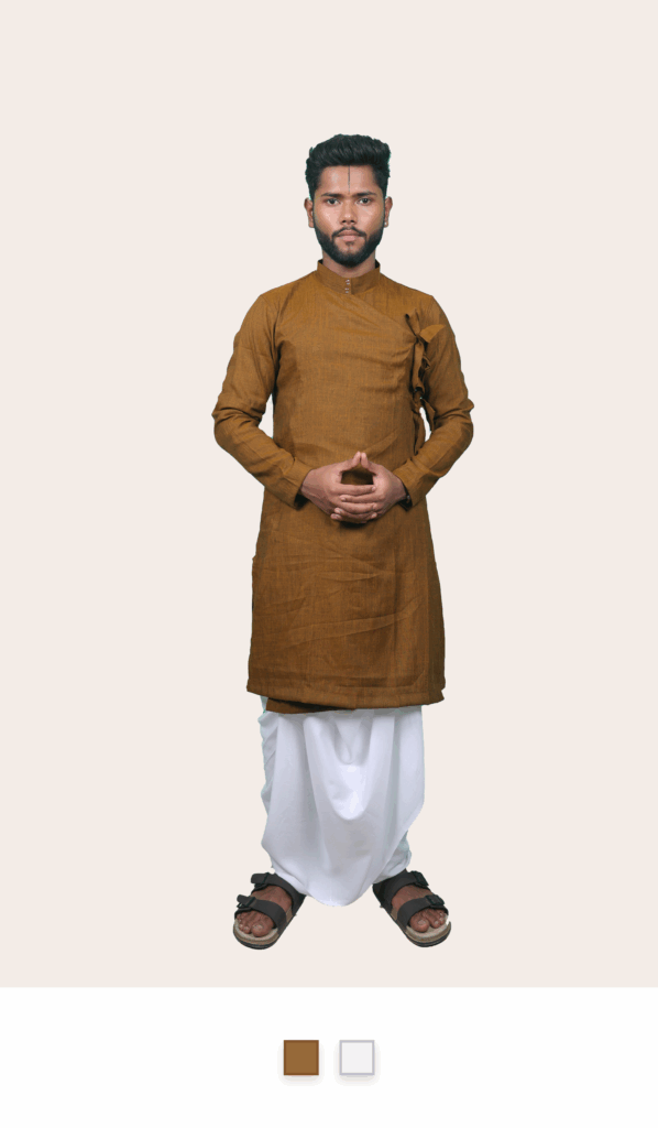 Bamboo Blend Bagalbandhi – Eco-Luxury for Spiritual Leadership