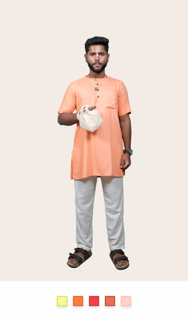 Bhagalpuri Devotee Kurta – Simplicity for Everyday Seva