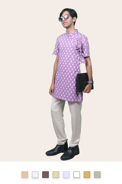 Cotton Printed Short Bagalbandhi – Youth Edition