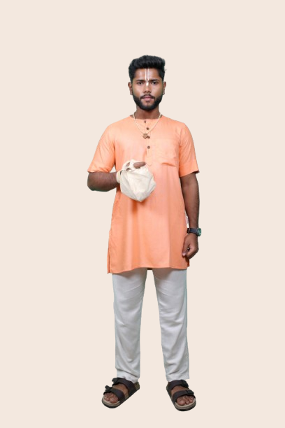 Bhagalpuri Devotee Kurta – Simplicity for Everyday Seva