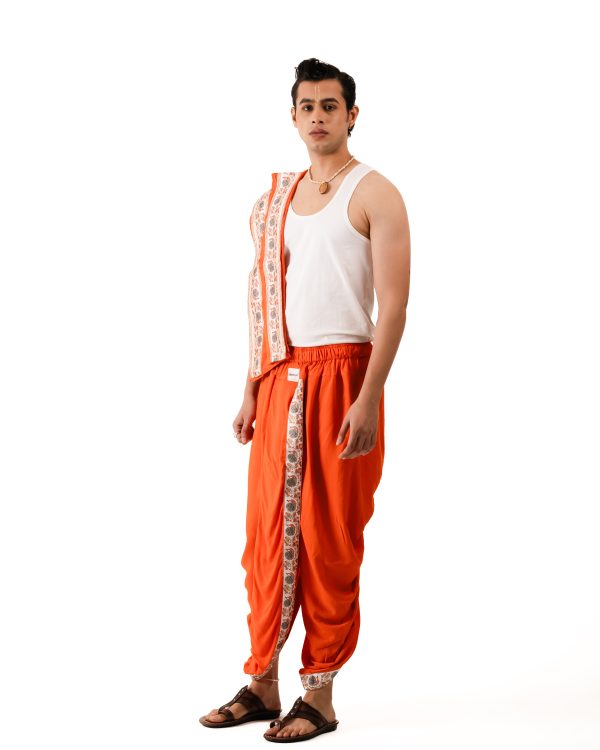 Kanaka Dhoti and Dupatta Set - Image 3