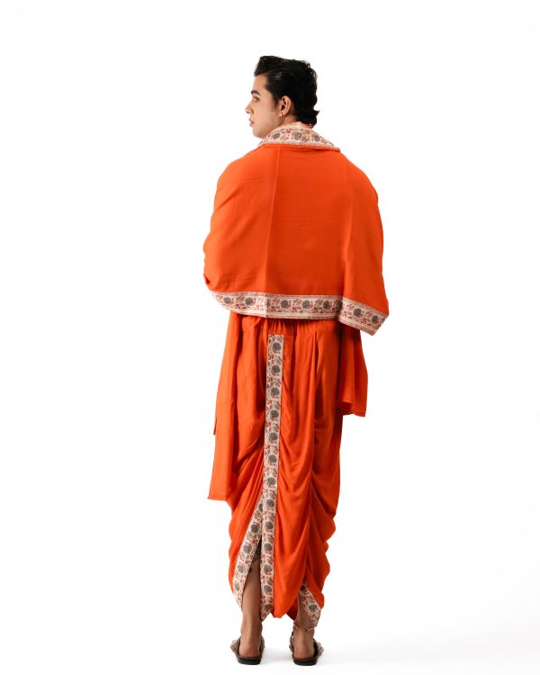Kanaka Dhoti and Dupatta Set - Image 4