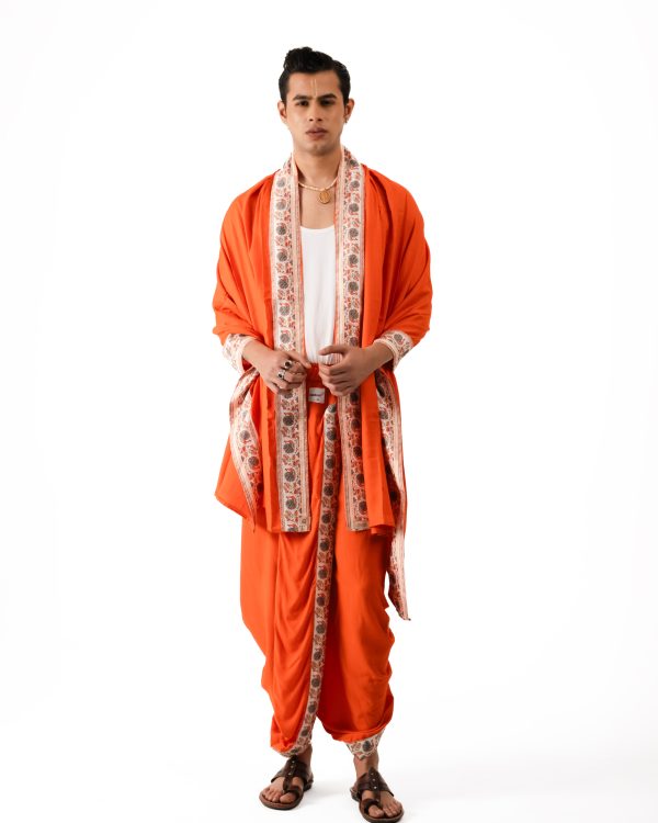 Kanaka Dhoti and Dupatta Set - Image 5