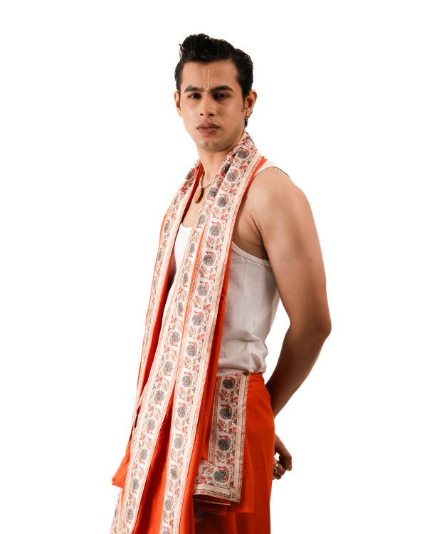 Kanaka Dhoti and Dupatta Set - Image 2