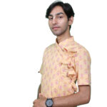 Cotton Printed Short Bagalbandhi – Youth Edition Cream