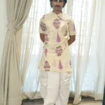 Kutumb Phool Raas - Mens Bagalbandhi And Dhoti Set