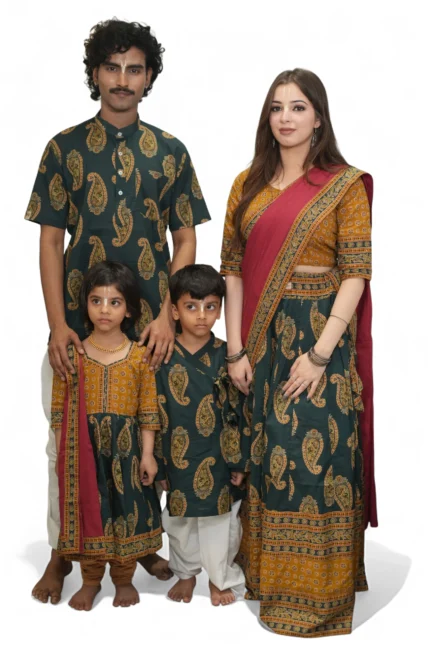 Kutumb Haritva Family Combo with Kurta