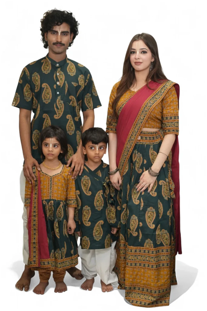 Kutumb Haritva Family Combo with Kurta