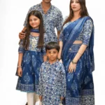 Kutumb Neel Saaj Family Combo with Kurta