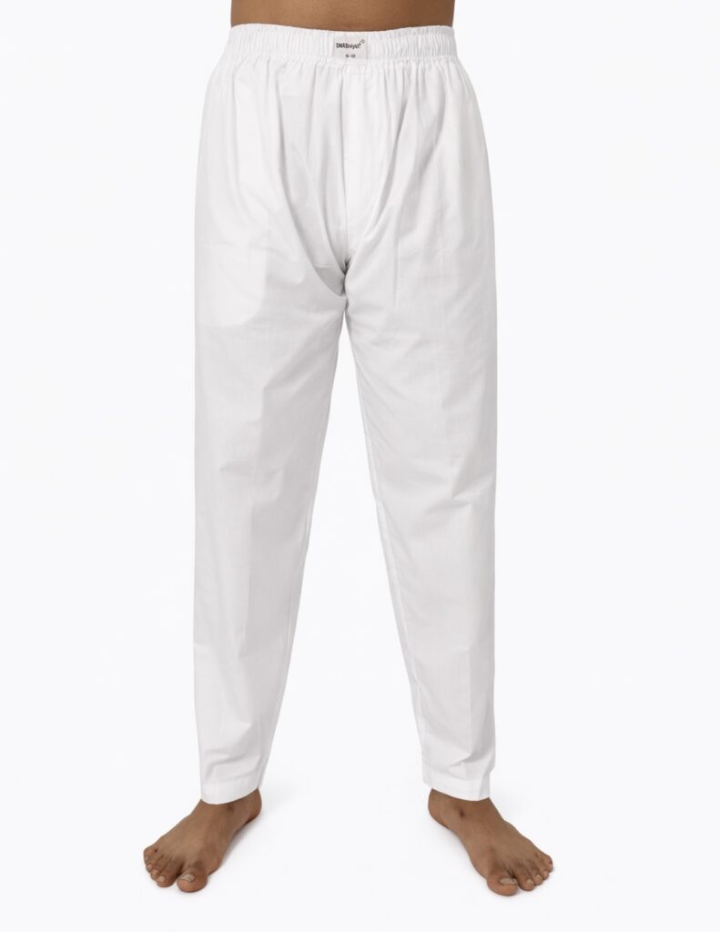 Dharniya Cotton white Payjama