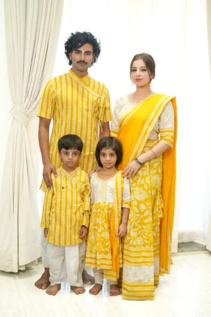 Kutumb Peetambara Family Combo