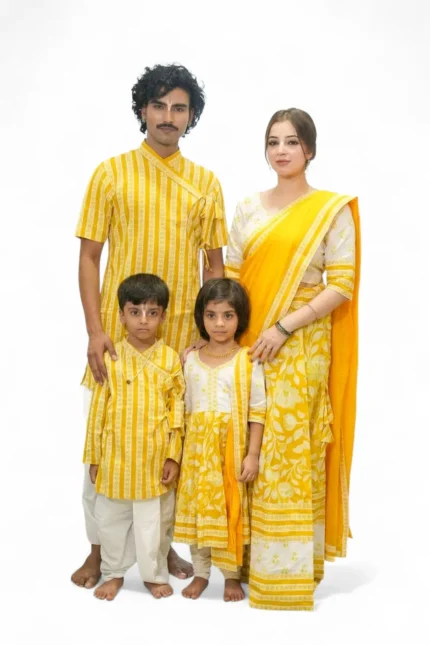 Kutumb Peetambara Family Combo