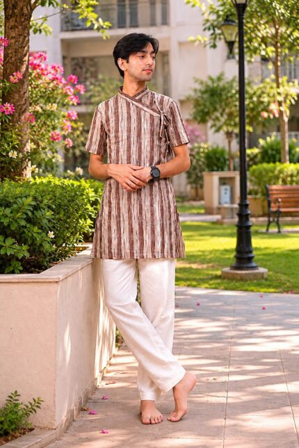 Cotton Printed Short Bagalbandhi – Youth Edition Lining