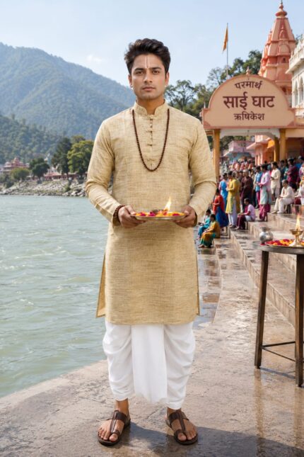 Matka Khadi Kurta