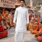 White Cotton Kurta Front Minimalist
