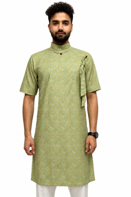 Harit Vrind - Half Cotton Printed Bagalbandhi