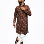 Printed Linen Kurta